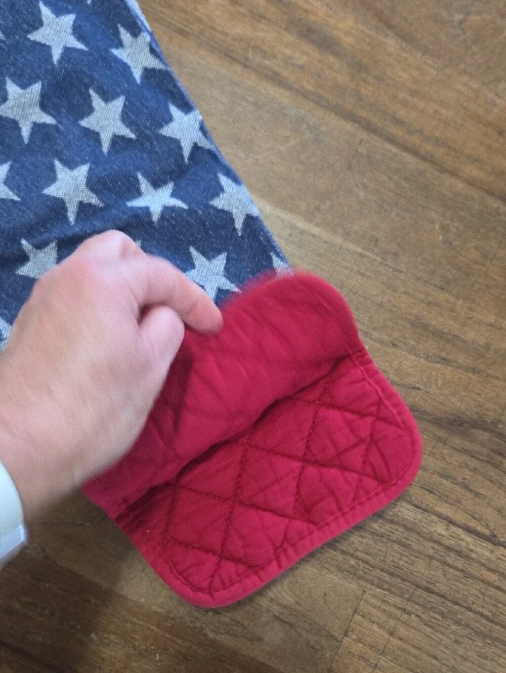Hand Made Patriotic Hanging Kitchen Towel